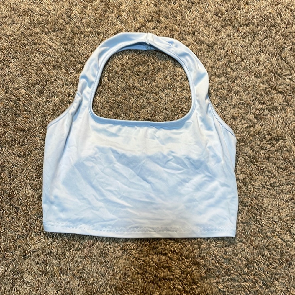 Halter neck crop top